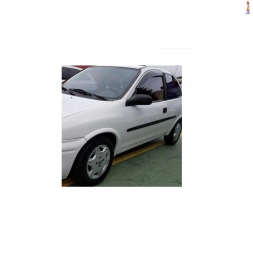 Calha de Chuva (Defletor) TGPoli p/ CHEVROLET CORSA HATCH 94/01 E PICK-UP CORSA 94/03 2 Portas - 23.002