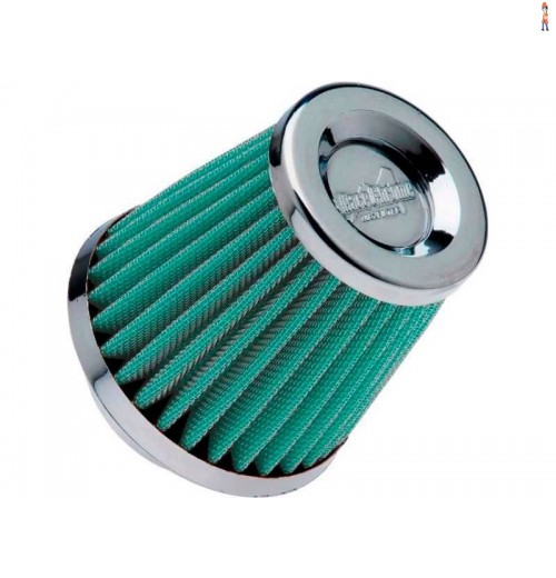 Filtro de Ar Esportivo Cônico Race Chrome Verde 90x70mm cod: rc025
