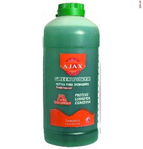 Aditivo para Radiador - GREEN POWER 1 Litro - AJAX - cod: 985A.500.100