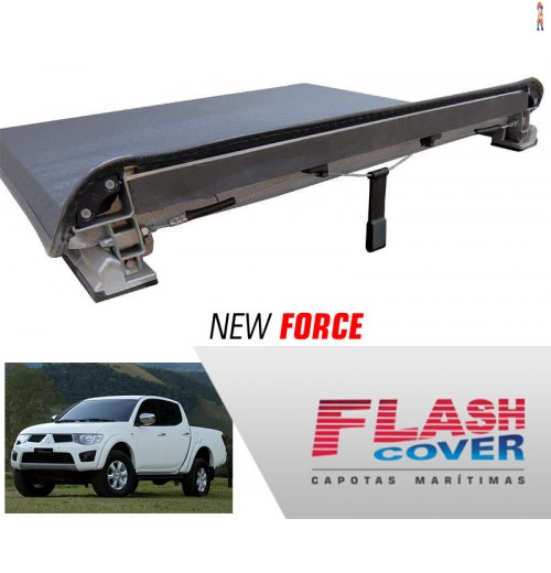 Capota Maritima FlashCover NewForce Mitsubishi L200 TRITON XB C/GRA 2012/ BNF  Capota: BN927F
