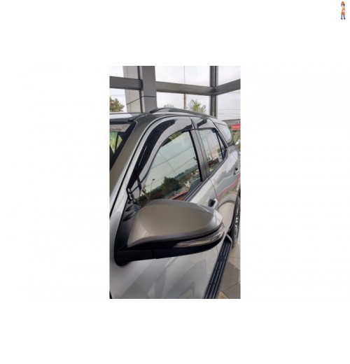 Calha de Chuva (Defletor) TGPoli p/ TOYOTA NOVA HILUX SW4 16/17 - 4 Portas - Cód: 27.009