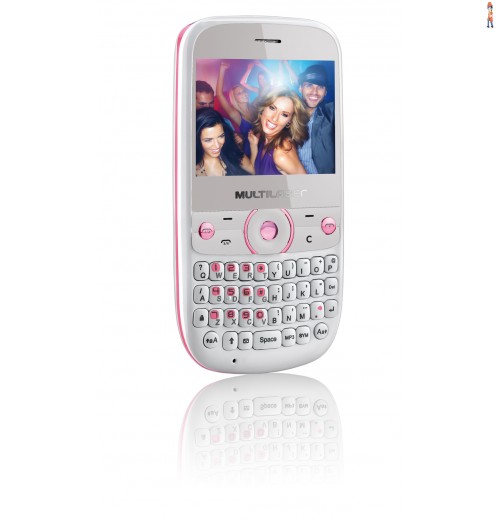Celular Multilaser Star Dual Tv -  Branco/rosa - cod: P3166