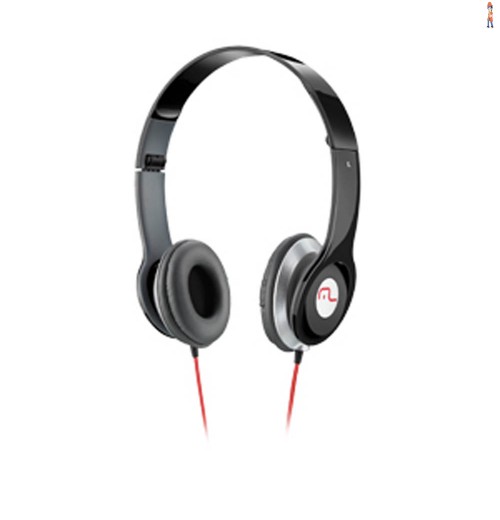 Fone de Ouvido Multilaser Headfone Preto P2 - PH066