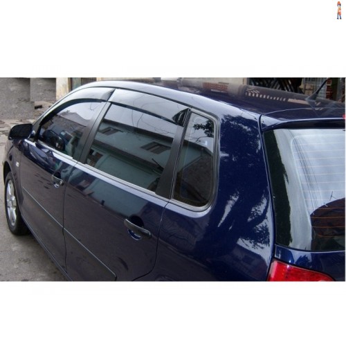 Calha de Chuva (Defletor) TGPoli p/ VOLKSWAGEN POLO HATCH 02/15 - 4 Portas - Cód: 22.005