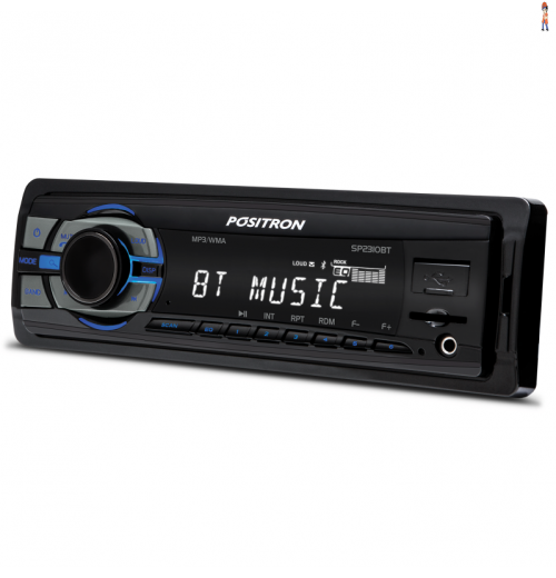 Som Automotivo - Pósitron SP2310BT - c/ MP3 Player FM USB e Leitor Micro SD-CARD