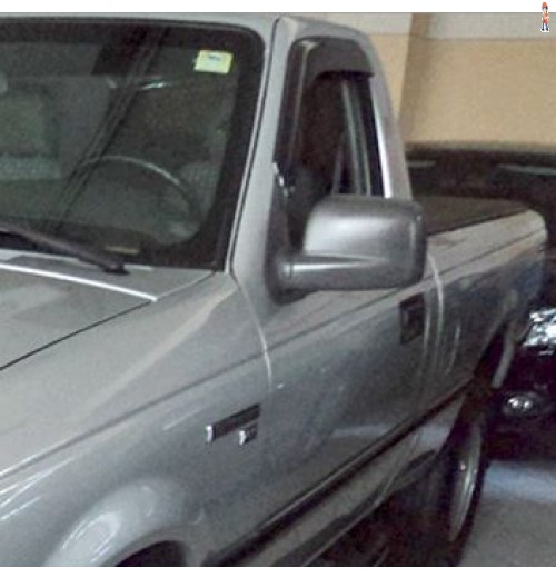 Calha de Chuva (Defletor) TGPoli p/ FORD RANGER 96/12 CAB. SIMPLES/ESTENDIDA - 2 Portas - Cód: 21.011