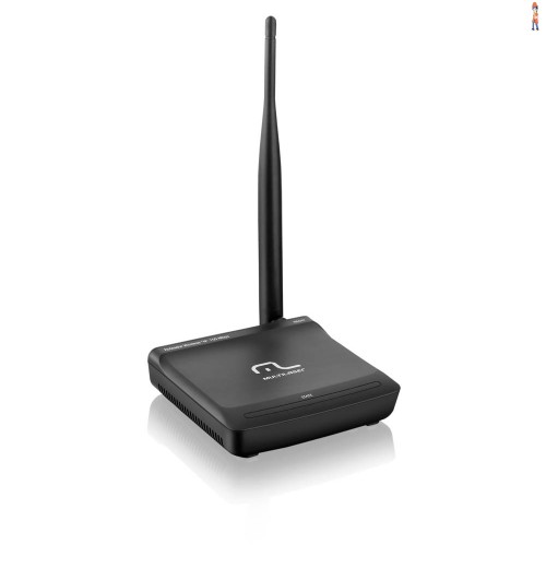 Mini Roteador Multilaser 150 Mbps Bi-Volt Antena Fixa RE047