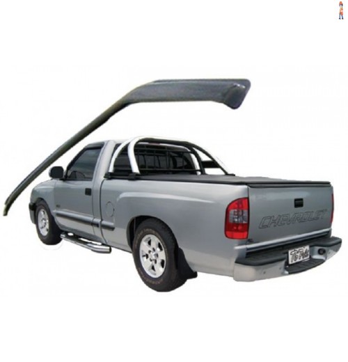 Calha de Chuva (Defletor) TGPoli p/ CHEVROLET S-10 95/11 CAB.SIMPLES/ESTENDIDA - 2 Portas - Cód: 23.005