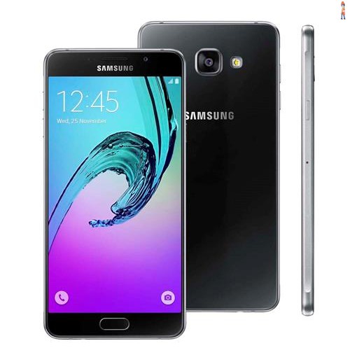 Smartphone Samsung Galaxy A7 2016 Duos SM-A710M/DS Preto com Dual Chip, Tela 5.5", 4G, NFC, Câmera 13MP, Android 5.1 e Processador Octa-Core