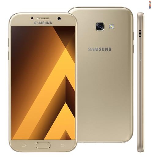 Smartphone Samsung Galaxy A7 2017 A720F/DS Dourado com 64GB, Dual Chip, Tela 5.7", 4G, NFC, Câmera 16MP, Android 6.0, Processador Octa-Core e 3GB RAM