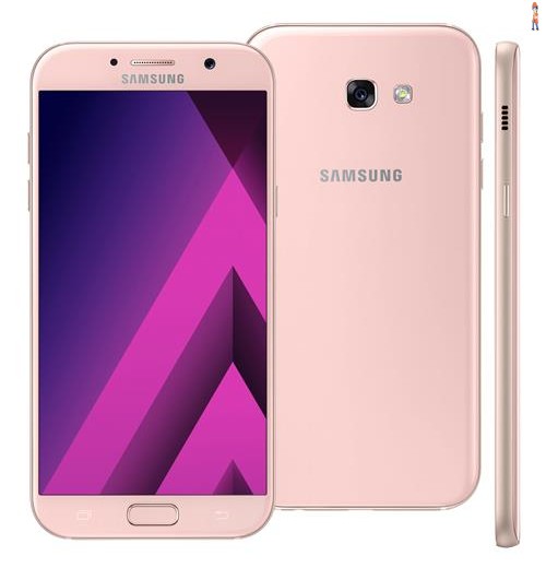 Smartphone Samsung Galaxy A7 2017 A720F/DS Rosa com 64GB, Dual Chip, Tela 5.7", 4G, NFC, Câmera 16MP, Android 6.0, Processador Octa-Core e 3GB RAM