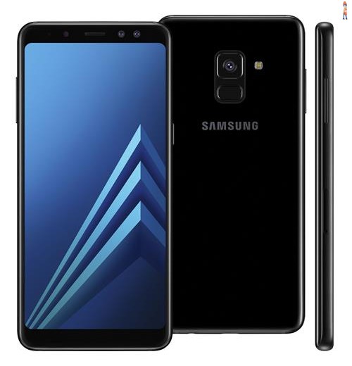 Smartphone Samsung Galaxy A8 Plus Preto com 64GB, Dual Chip, Display Infinito de 6", Android 7.1, Câmera 16MP, Proteção IP68, Octa Core e RAM de 4GB