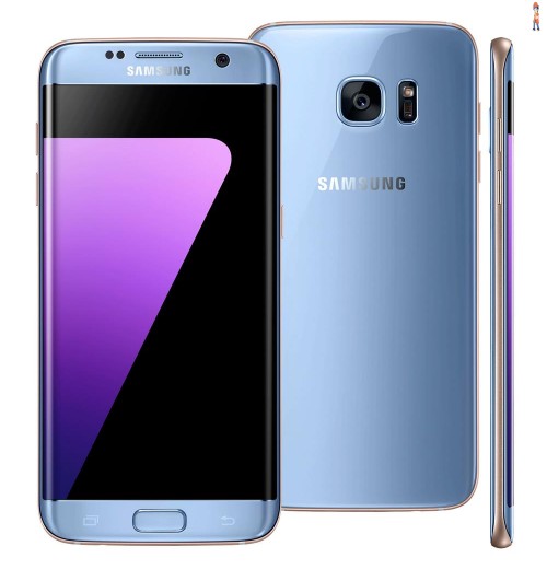 Smartphone Samsung Galaxy S7 edge Azul com 32GB, Tela 5.5", Android 6.0, 4G, Câmera 12MP e Processador Octa-Core
