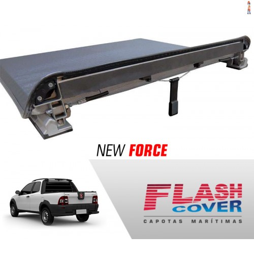 Capota Maritima FlashCover NewForce FIAT STRADA CD C/GAN C/STP 10/2013 BNF  Capota: BN149F