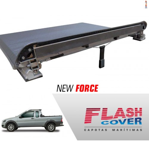 Capota Maritima FlashCover NewForce FIAT STRADA CE S/GAN C/STP 98/2013 BNF  Capota: BN042F