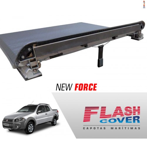 Capota Maritima FlashCover NewForce FIAT STRADA WORK CD 2014/ BNF  Capota: BN184F