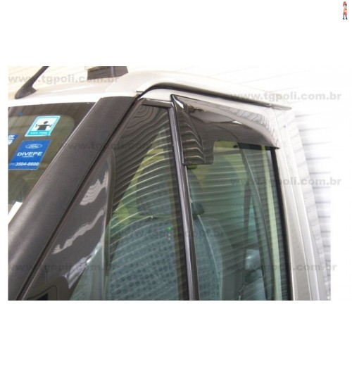 Calha de Chuva (Defletor) TGPoli p/ FORD TRANSIT 10/15 - 2 Portas - Cód: 21.019