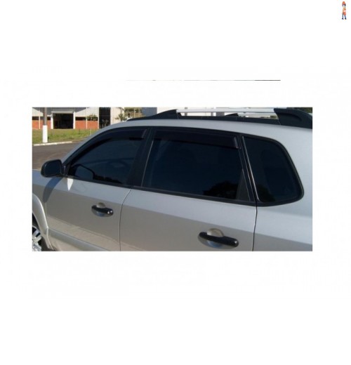 Calha de Chuva (Defletor) TGPoli p/ HYUNDAI TUCSON 04/17 - 4 Portas - Cód: 25.001