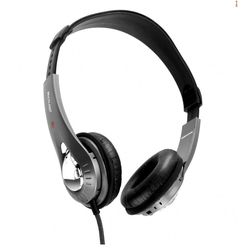 Fone de ouvido Headset 103dB P2 Preto PH027 Multilaser