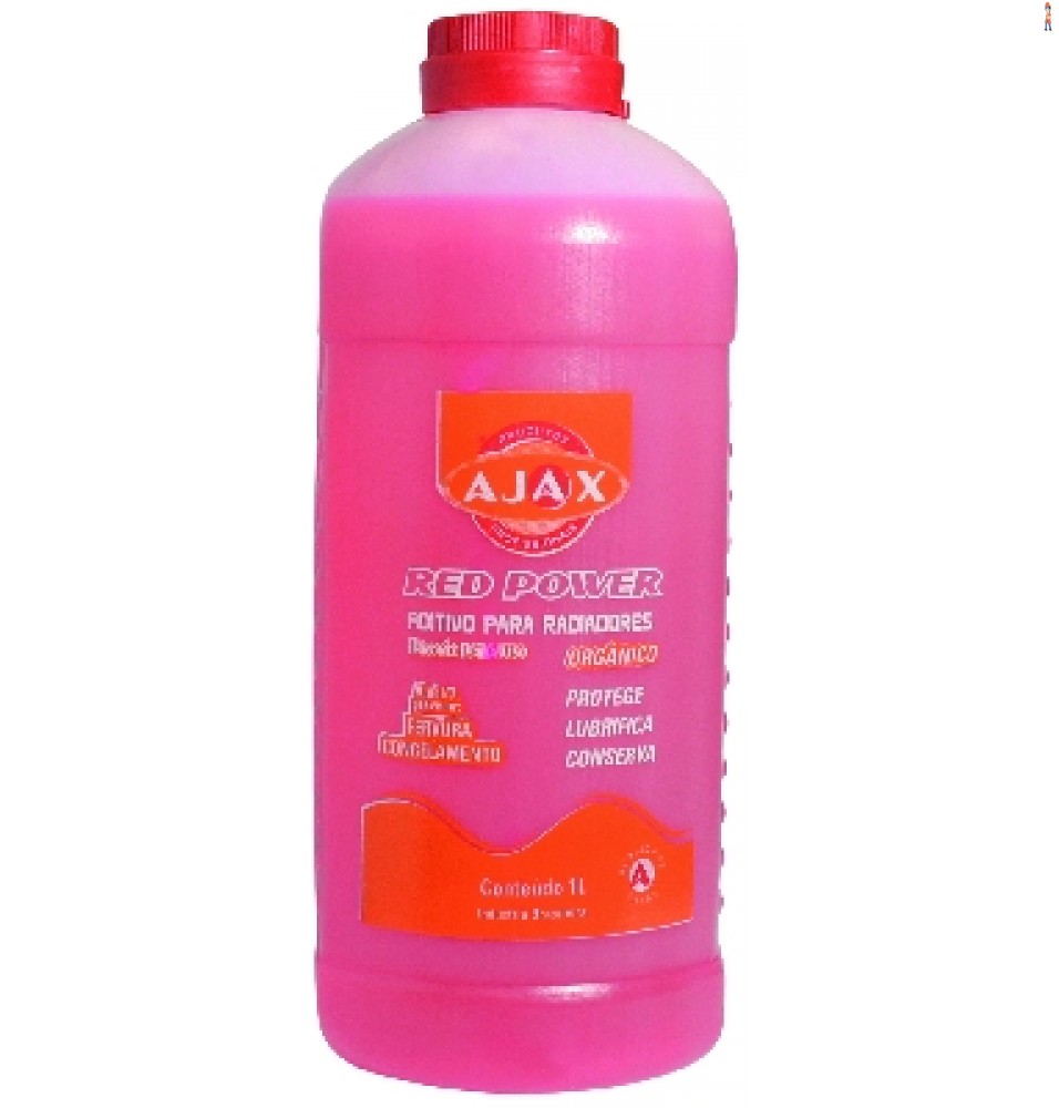 Aditivo para Radiador - RED POWER/ORGANICO 1 Litro - AJAX - cod: 985A.500.102