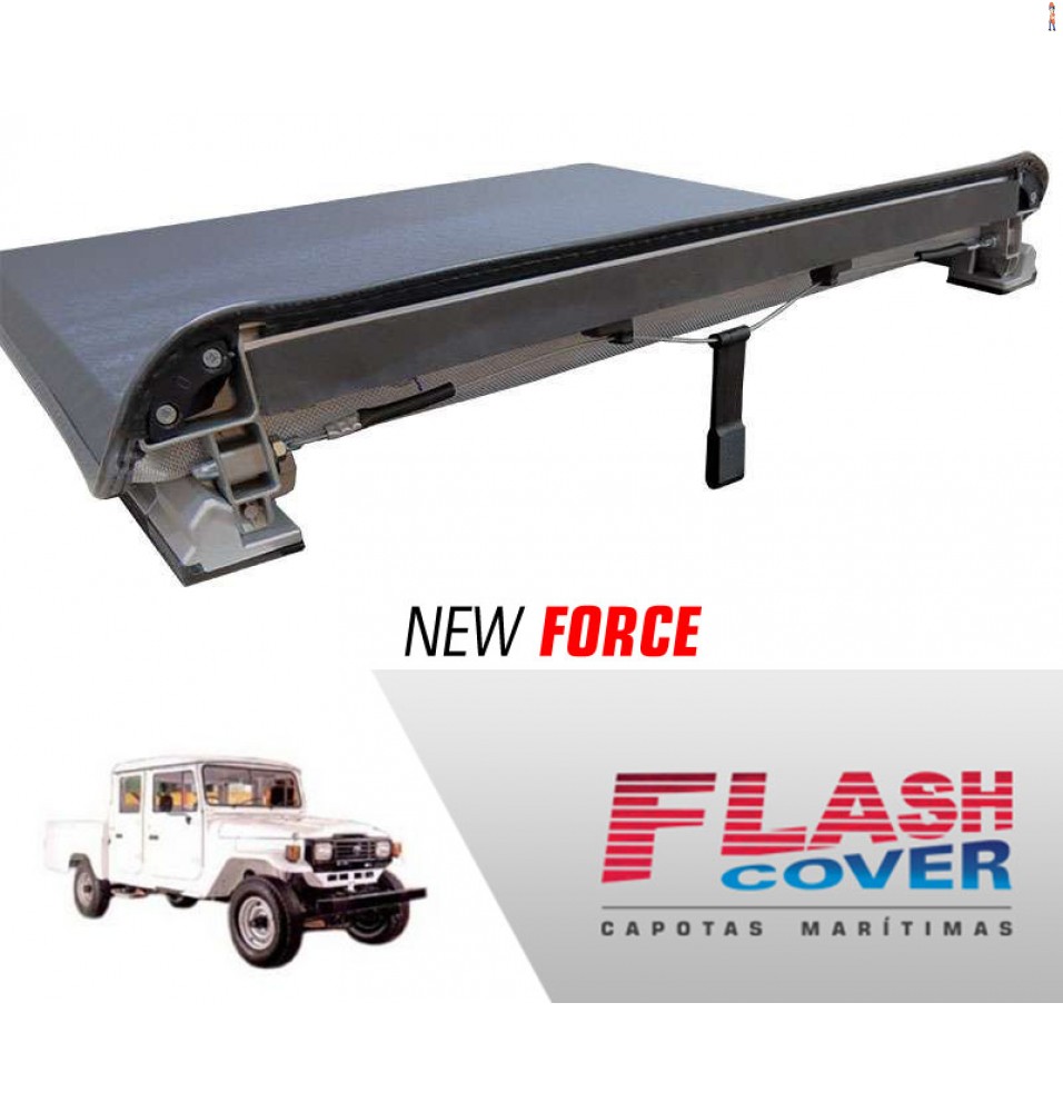 Capota Maritima FlashCover NewForce Toyota BANDEIRANTES CD 58/2002 BNF  Capota: BN117F