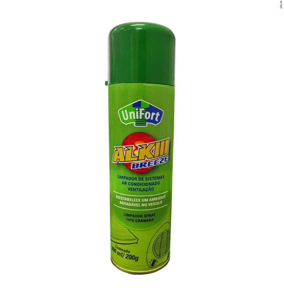 Higienizador de Ar Condicionado - UNIFORT - ALKIII BREEZE CITRUS - 300ML/200G - cod: 9850.115.073