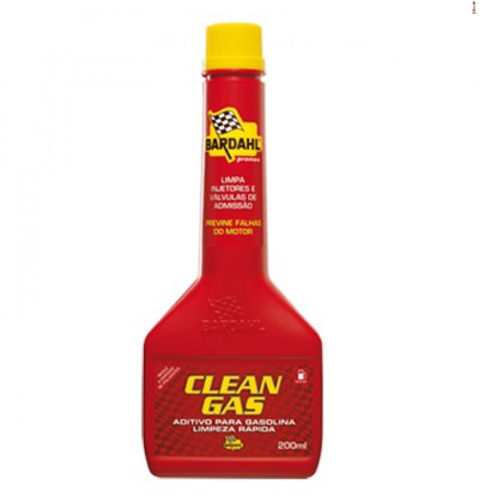Aditivo para Gasolina - Clean Gas 200ml - Bardahl - cod: anp176