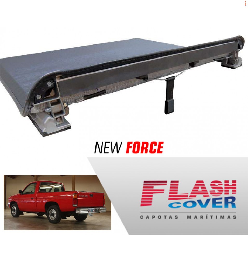 Capota Maritima FlashCover NewForce Nissan D21 CS 86/1995 (SOB MED) BNF  Capota: BN074F