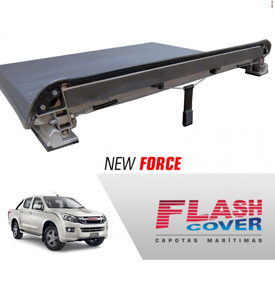 Capota Maritima FlashCover NewForce ISUZU D MAX CD 2014/ BNF Capota: FF931