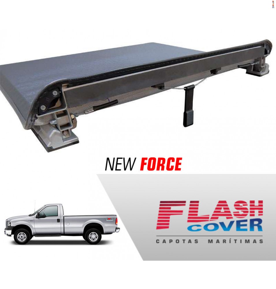 Capota Maritima FlashCover NewForce Ford F250 C/SA D 3" 98/2011 BNF  Capota: BN037F