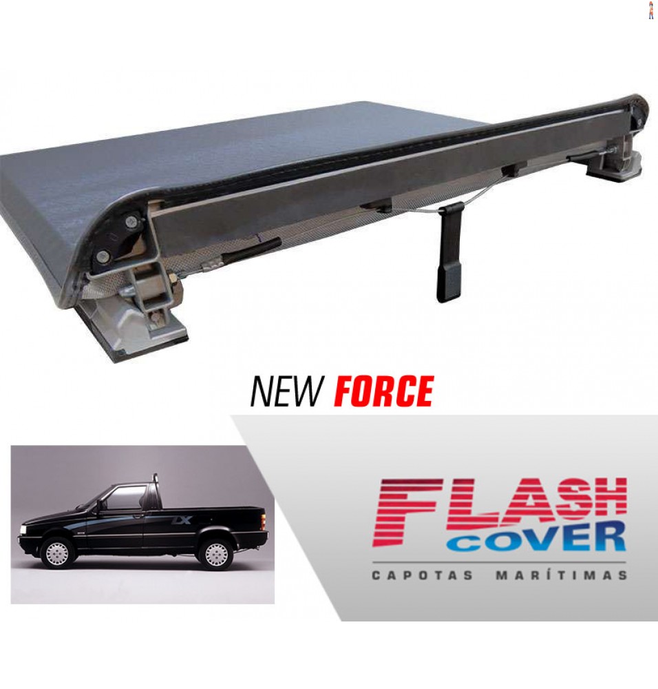 Capota Maritima FlashCover NewForce FIAT FIORINO CURTA 88/1998 BNF  Capota: BN046F