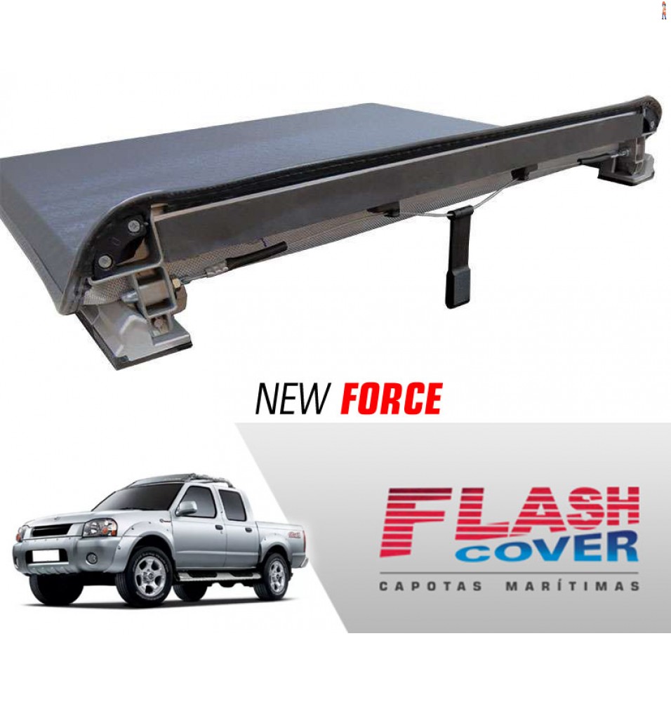 Capota Maritima FlashCover NewForce Nissan FRONTIER CD 02/2008 BNF  Capota: BN070F