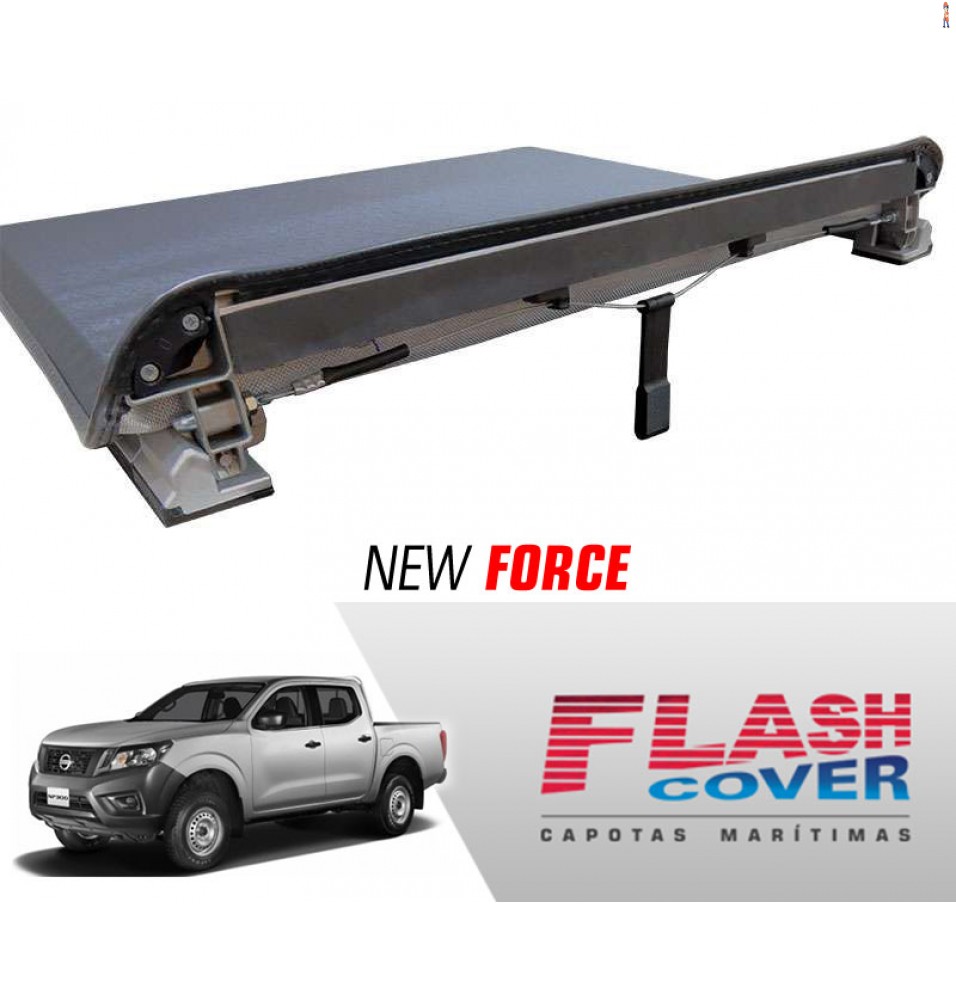 Capota Maritima FlashCover NewForce Nissan FRONTIER NP 300 CD C/GRA BNF  Capota: BN924F