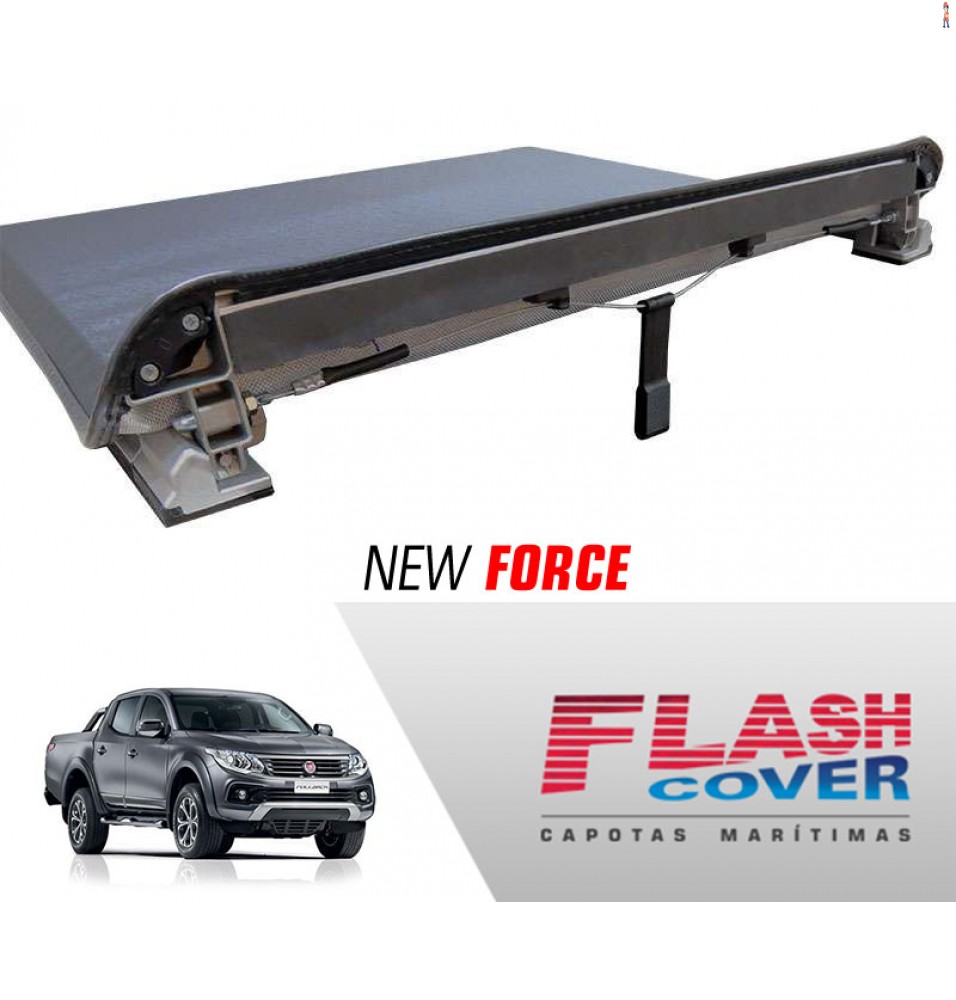 Capota Maritima FlashCover NewForce FIAT FULLBACK 2016/ BNF Capota: FF963