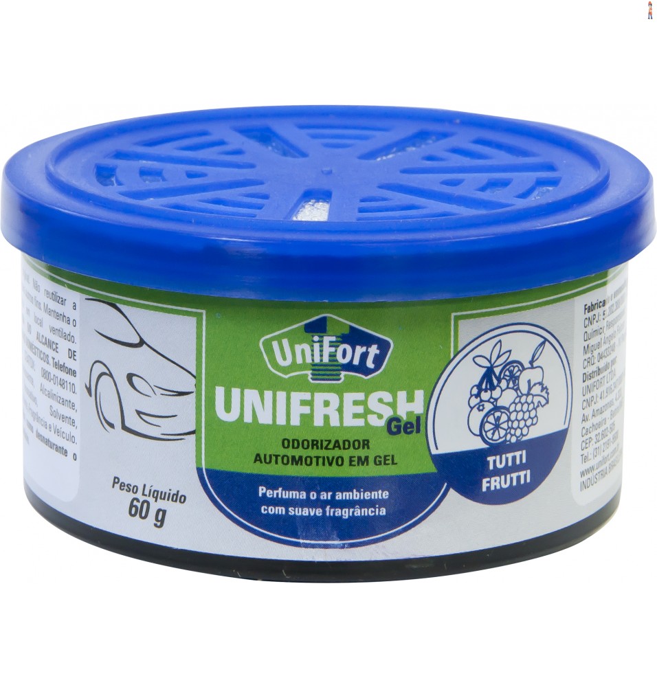 Aromatizante - GEL UNIFRESH - TUTTI FRUTTI - 60G - cod: 9850.100.001