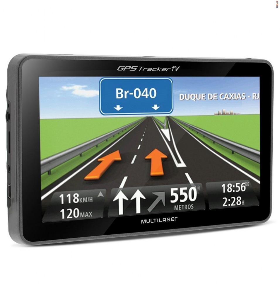 Gps Automotivo Multilaser Tracker Tela 5 Polegadas TV Digital Touch GP014