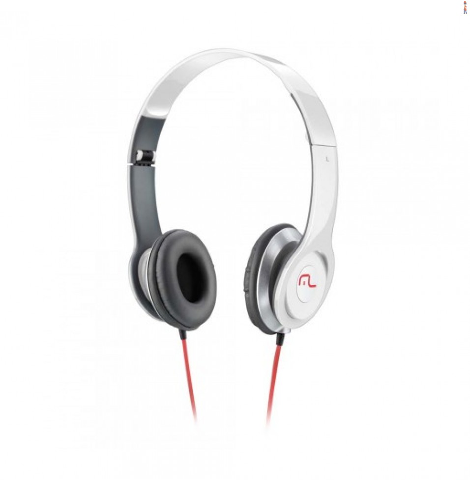 Fone de Ouvido Multilaser Headfone Branco P2 - PH067
