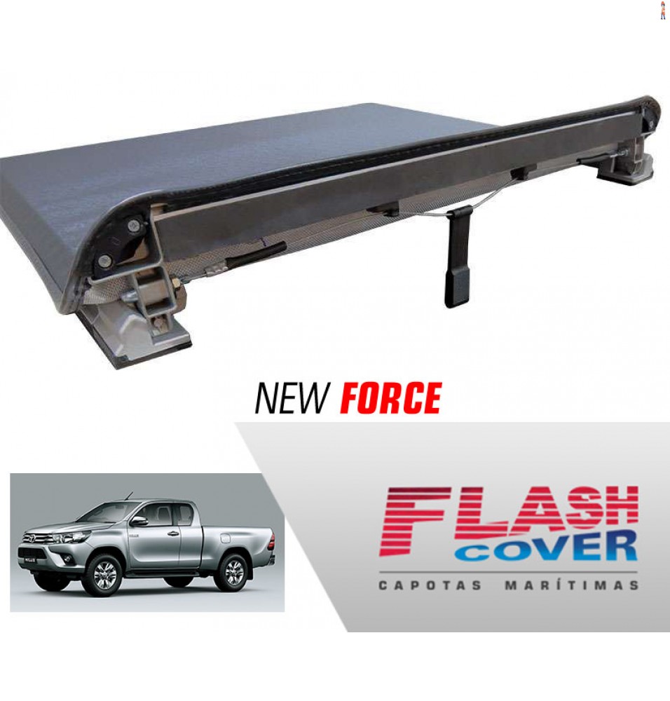 Capota Maritima FlashCover NewForce Toyota HILUX CE 2017/ BNF  Capota: FF966