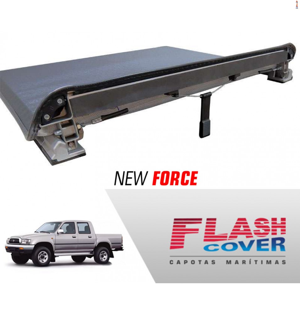 Capota Maritima FlashCover NewForce Toyota HILUX CD 98/2004 BNF  Capota: BN061F