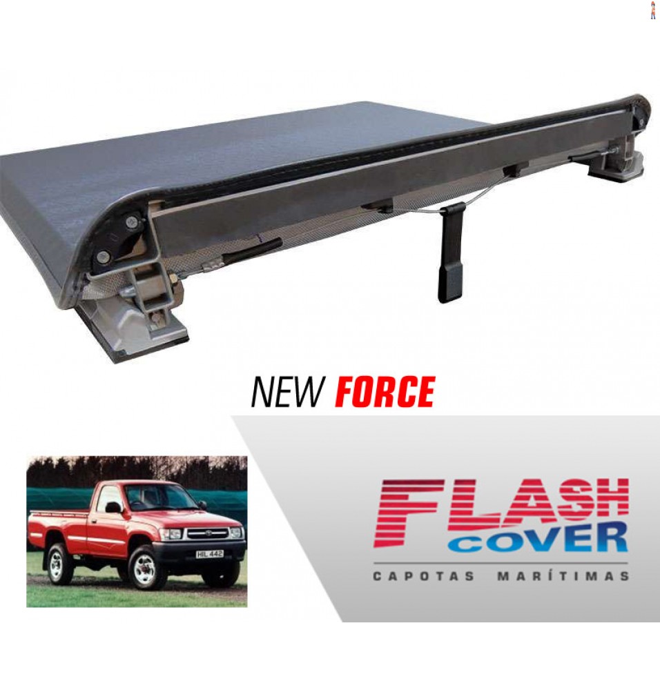 Capota Maritima FlashCover NewForce Toyota HILUX CS C/GRA 98/2004 BNF  Capota: BN069F
