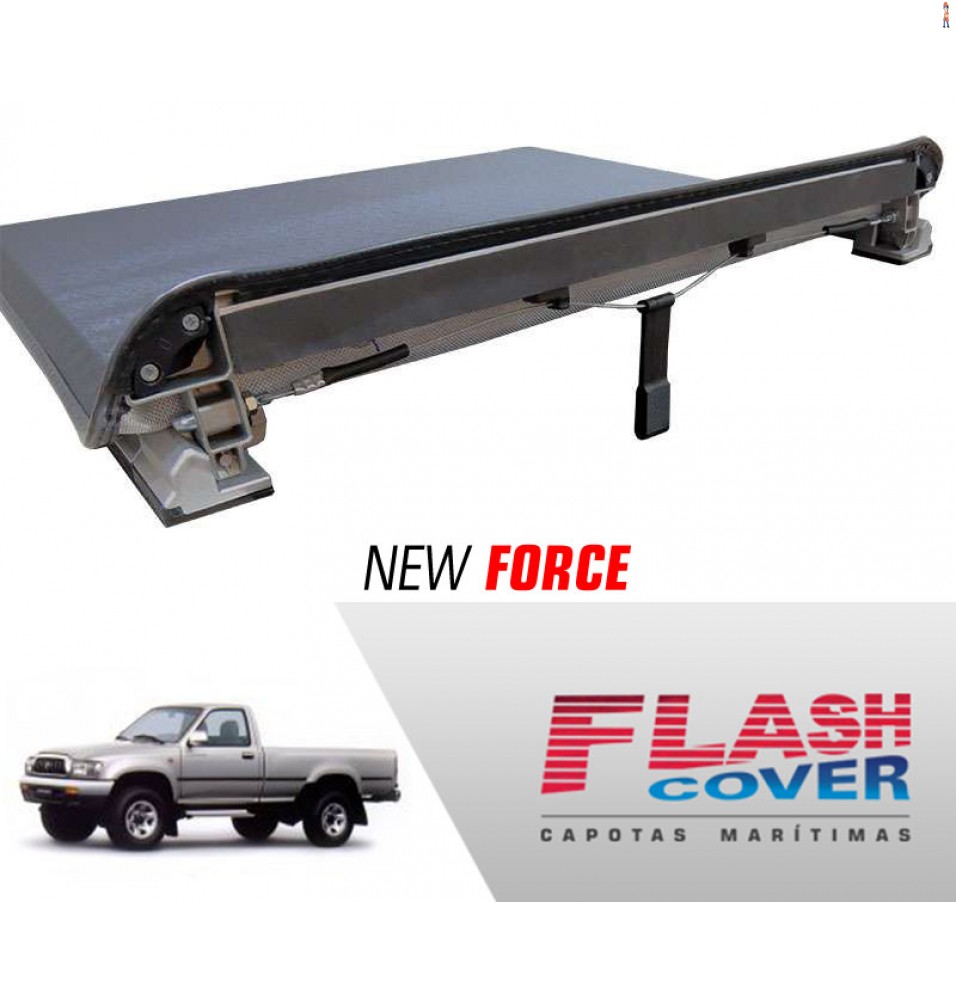 Capota Maritima FlashCover NewForce Toyota HILUX CS 02/2004 BNF  Capota: BN091F