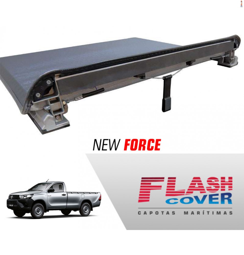 Capota Maritima FlashCover NewForce Toyota HILUX CS C/GRA 2016/ BNF  Capota: FF199