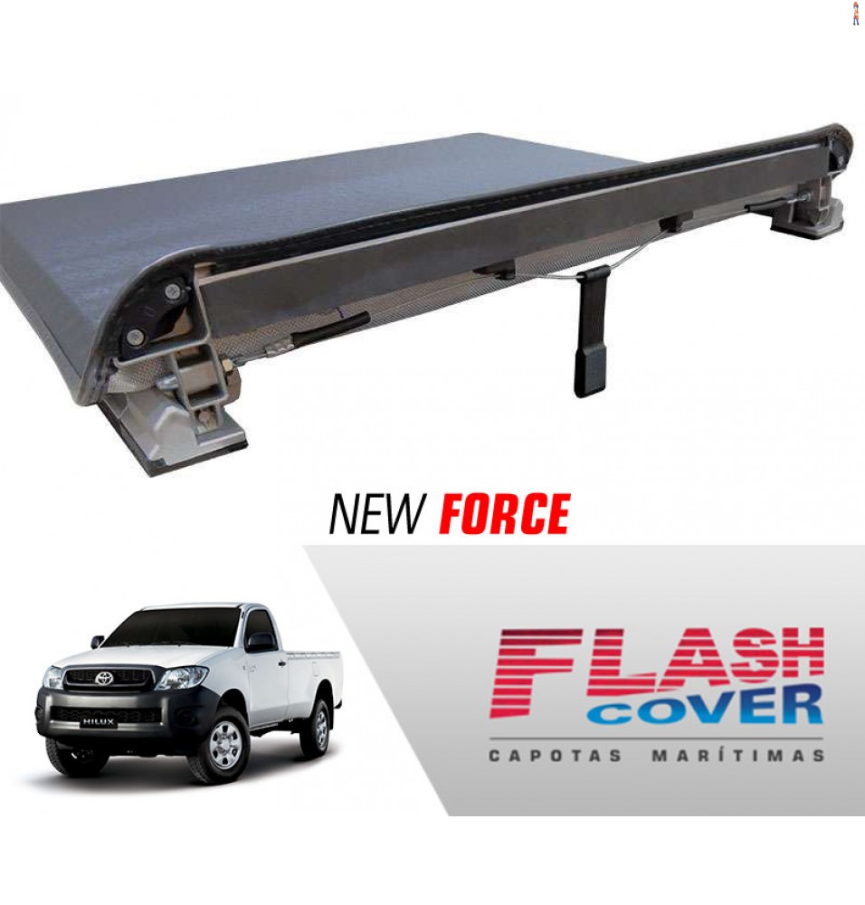 Capota Maritima FlashCover NewForce Toyota HILUX CS S/GRA 05/2015 BNF  Capota: BN124F