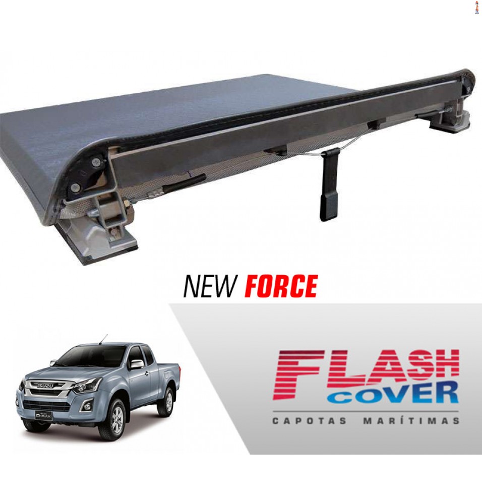 Capota Maritima FlashCover NewForce ISUZU D MAX CE 2012/ BNF Capota: FF938