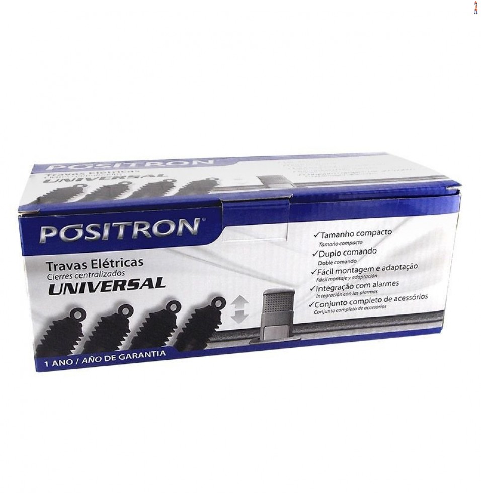 Kit Trava Elétrica - 2 ou 4 Portas - Universal - Positron - cod: TR410