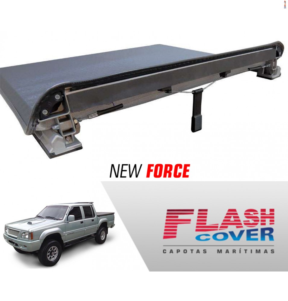 Capota Maritima FlashCover NewForce Mitsubishi L200 C/GRA 95/2003 BNF  Capota: BN058F