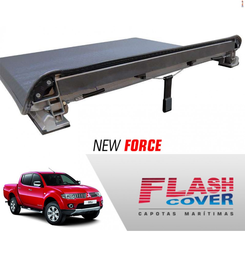 Capota Maritima FlashCover NewForce Mitsubishi L200 TRITON CD C/GRA 2006/ BNF  Capota: BN928F