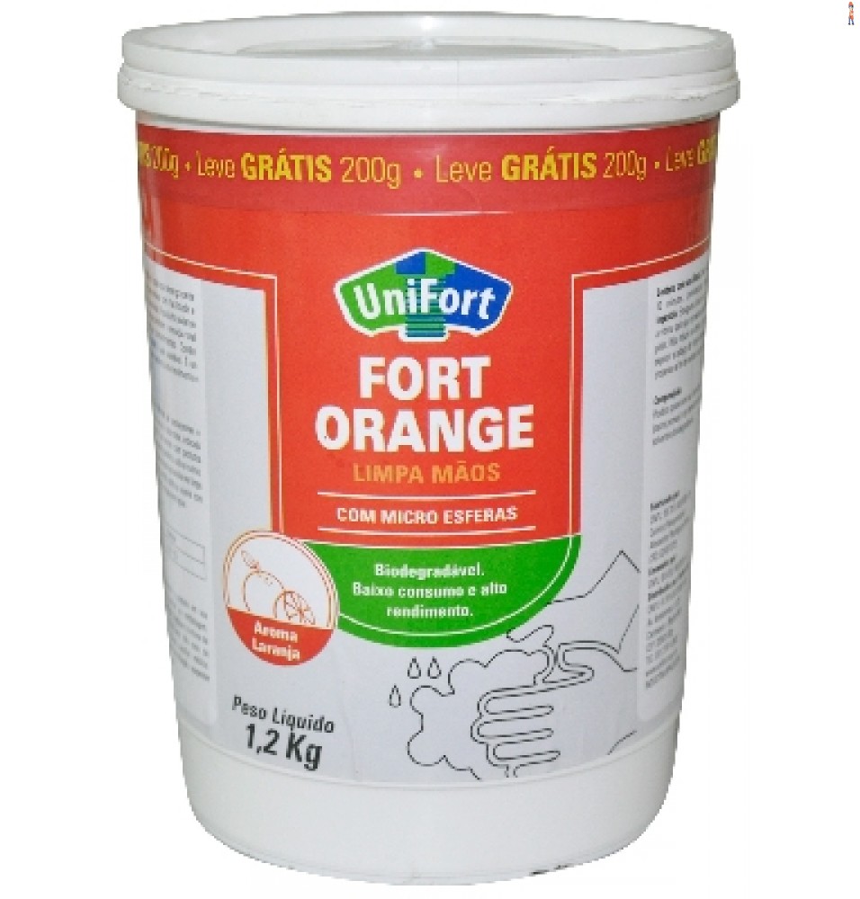 Limpa Mãos - Fort Orange 1,2Kg - Unifort - cod: 9850.300.250