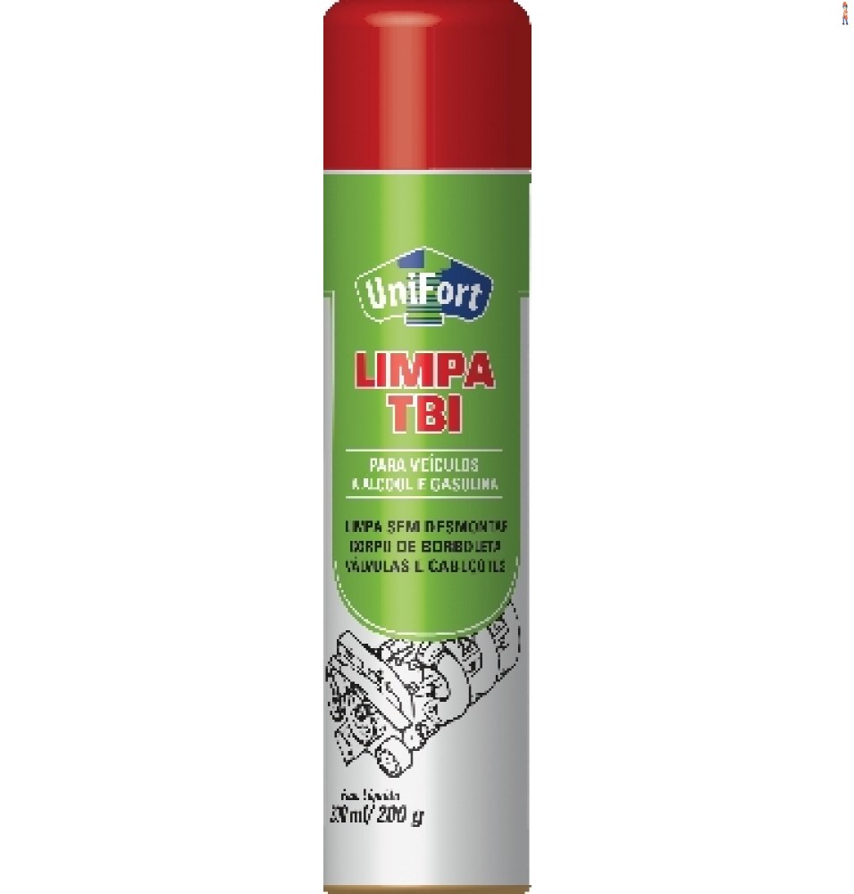 Limpa TBI - UNIFORT - Aerosol 300ML/200G - cod: 9850.800.000