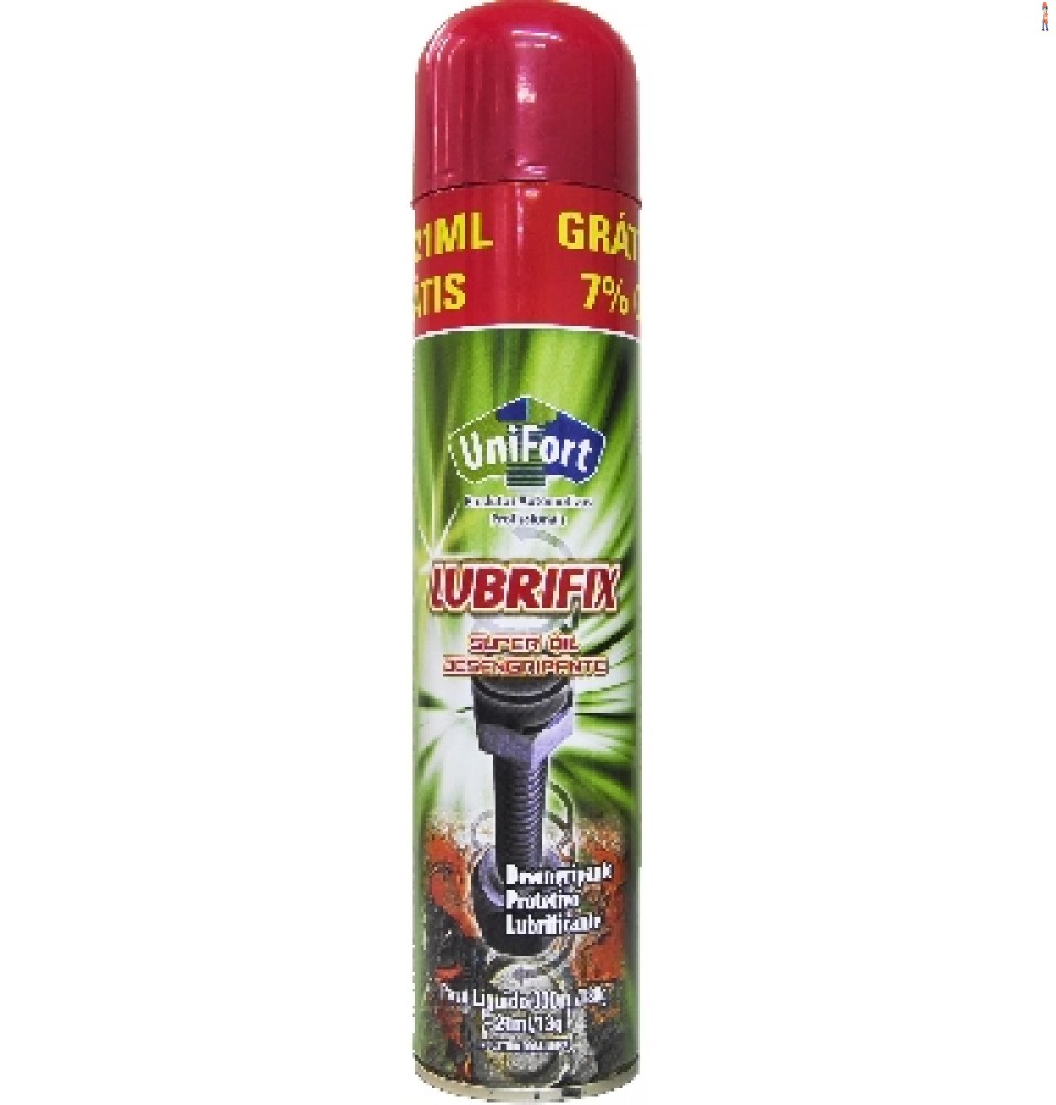 Desengripante - LUBRIFIX - UNIFORT - Spray 300ML/200G - Grátis 21ml - cod: 9850.116.000